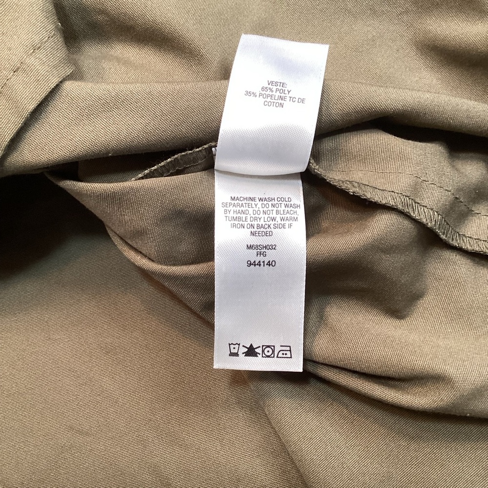 Cabela's Men's Olive and Orange Shirt Jacket - Picture 7 of 12